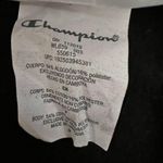 Champion Black Reverse Weave Embroidered Cropped Hoodie Sweatshirt Photo 8