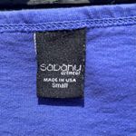 Sabaku Artwear Sunflower Butterfly Short Sleeve Blue Purple V Photo 1