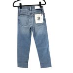 RE/DONE Womens Jeans High Rise Stove Pipe Stretch Light Stone Wash Button Fly 26 Photo 2