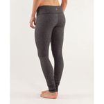 Lululemon  Wunder Under Legging Herringbone Grey Black Size 4 Athletic Yoga Pant Photo 1