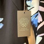 Vince Camuto New! Black Blue Purple Floral 3/4 Bell Sleeve Dress Women’s Size 4 Photo 10