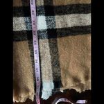 Tan, black, red and white plaid scarf NWT by Fadivo Tan Photo 4
