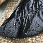 Non Signe Reversible Black Nylon Faux Fur Vest Brown Photo 5