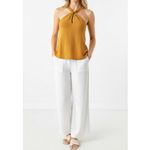 Sézane  Marissa Knit Top, Bronze, Large Photo 3