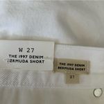 Madewell NWT White The 1997 Denim Bermuda Short Size 27 Photo 7