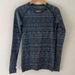 Lululemon Rest Less Aztec Heather Black Longsleeve | Women’s Small Photo 2