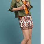 Anthropologie  Scarf Printed Shorts Large Photo 1