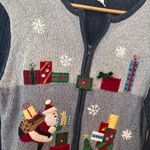 Dress Barn Christmas Zip Up Sweater Size XL Photo 2