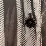 Adrienne Vittadini  100% Silk Palm leaf sheer button down blouse size4 Photo 4