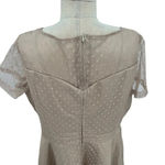 Lindy Bop Leona Almond Polka Dot‎ Mesh Prom Dress Beige Plus Size 3XL Photo 8