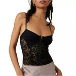 Free People X Intimately Black Lace Shapewear Corset Photo 6