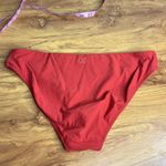 Calia Cut Out Bikini Bottoms Womens Size M Rust Orange Low‎ Medium Coverage Photo 5