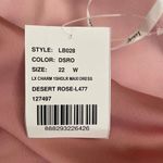 LOVELY One Shoulder Plus Dessert Rose Blush Pink Elegant Bridesmaids 22W #1656 Size undefined Photo 8