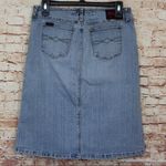Mudd | light wash semi distressed denim skirt Photo 3