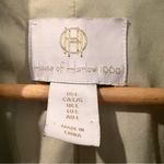 House of Harlow 1960 Oversized Textured Tan/Light Green Blazer Size L Size L Photo 2