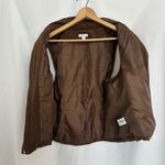 Relativity Vest Faux Suede Brown Quilted Padded Sleeveless Jacket Women XL Photo 5