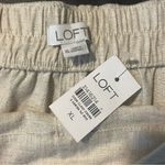 Loft  Linen Blend Shorts Size XL NWT Photo 3