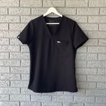 FIGS  Catarina One Pocket Scrub Top Black Size Small Photo 3