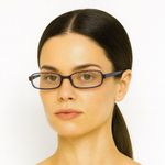 Nine West  Purple Rectangular Reading Glasses – Women’s Lightweight Frame Photo 0