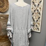 Cacique Swim by  Striped asymmetrical cover-up with Drawstring sz 26-28 Photo 3