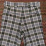 VTG WHITE CHRISTMAS HOLIDAY PLAID WOOL TROUSERS Size 30 Photo 4