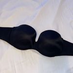 Black Padded Strapless Bra Photo 1
