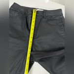 We The Free Pacifica High Rise Straight Leg Black Faux Leather Pants Zs 28 New! Photo 9