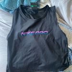Nike Cropped Tank Size XL with Mesh back Photo 0