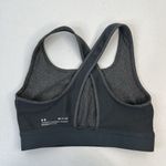 Under Armour Sz S Sports Bra Printed Double Layer Heatgear Scoop Neck Cross Back Photo 7