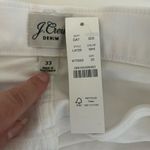 J.Crew Women's Jeans Vintage Slim Straight Button Fly White Denim Size 33 New Photo 5