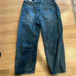 We The Free Free People Moxie Low Snug Barrel Jeans Size 28 Photo 2