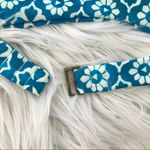 Tori Praver Swimwear Tori Praver Seafoam Teal Blue Moroccan Boho Macrame Bikini Swim Top New S new Photo 4