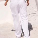 Free People Movement Best Of Straight Leg Pants Womens XS 100% Cotton White FLAW Photo 2