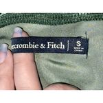 Abercrombie & Fitch NEW  Green Velvet VNeck Cropped Cami Tank Top Crop Top Size S Photo 5