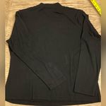 Mountain Lake  Black Long Sleeve Tee with Fall Design Photo 6