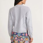 Marine layer  Olivia Sweater Crewneck Relaxed Fit Light Grey Heather Size Small Photo 1