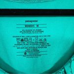 Patagonia  Teal Blue Paisley Tank Top Womens M Athletic Gorpcore Hiking Casual Photo 2