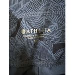 Athleta Women's Tropical Excursion Palm Tree Graphic Print Blue Jogger Leggings Photo 2