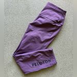 Peloton  Lavender Workout Cropped Leggings Photo 4
