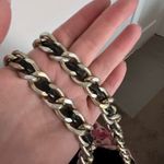 Betsey Johnson Pink and Black Shoulder Bag with Animal Print Photo 8