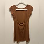 Free People  S FP Beach NWT Rosalie Mini Brown T shirt Dress Photo 1