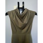 Closet‎ London Olive Green High Neck Wrap Skirt Mini Dress Size 4 Photo 1