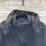 Crew Clothing Co. Womens M Jacket Unisex Blue Duffle Canvas 100% Cotton Zip Hood Size M Photo 10