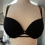 Shade & Shore Black Strappy Padded Bikini Top Photo 1