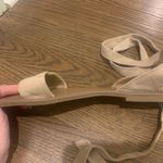 Steve Madden Sand Suede Lace Up Sandals Photo 2