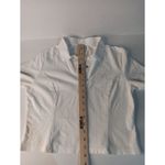 Outdoor Voices  White Preppy Crop Active Gym Sporty Logo Polo Medium Photo 3