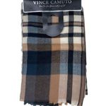 Vince Camuto New Vince Scarf Plaid Brown Black Winter Neck Warmer Soft Warm Outdoor Photo 0