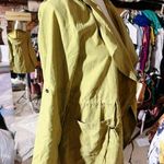 Milk & honey army green velvet jacket lightweight adjustable waist & sleeves NWT Photo 4