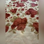 Laura Ashley  Floral Square Polyester Scarf Cottagecore Vintage Made In Italy Photo 6