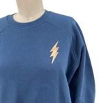 Spiritual Gangster  Peace Love Light Sweatshirt Long Sleeve Blue Rose Gold Medium Photo 3